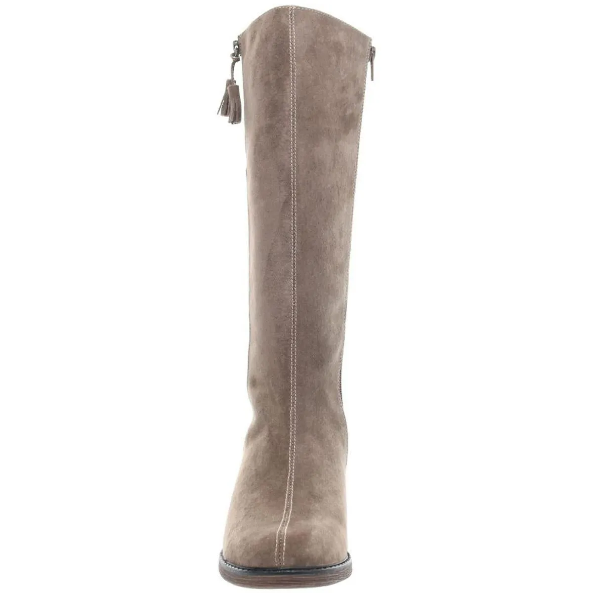Rider Womens Suede Tall Mid-Calf Boots