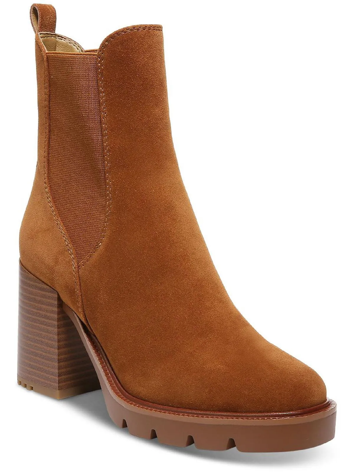 Rollins Womens Mixed Media Ankle Chelsea Boots