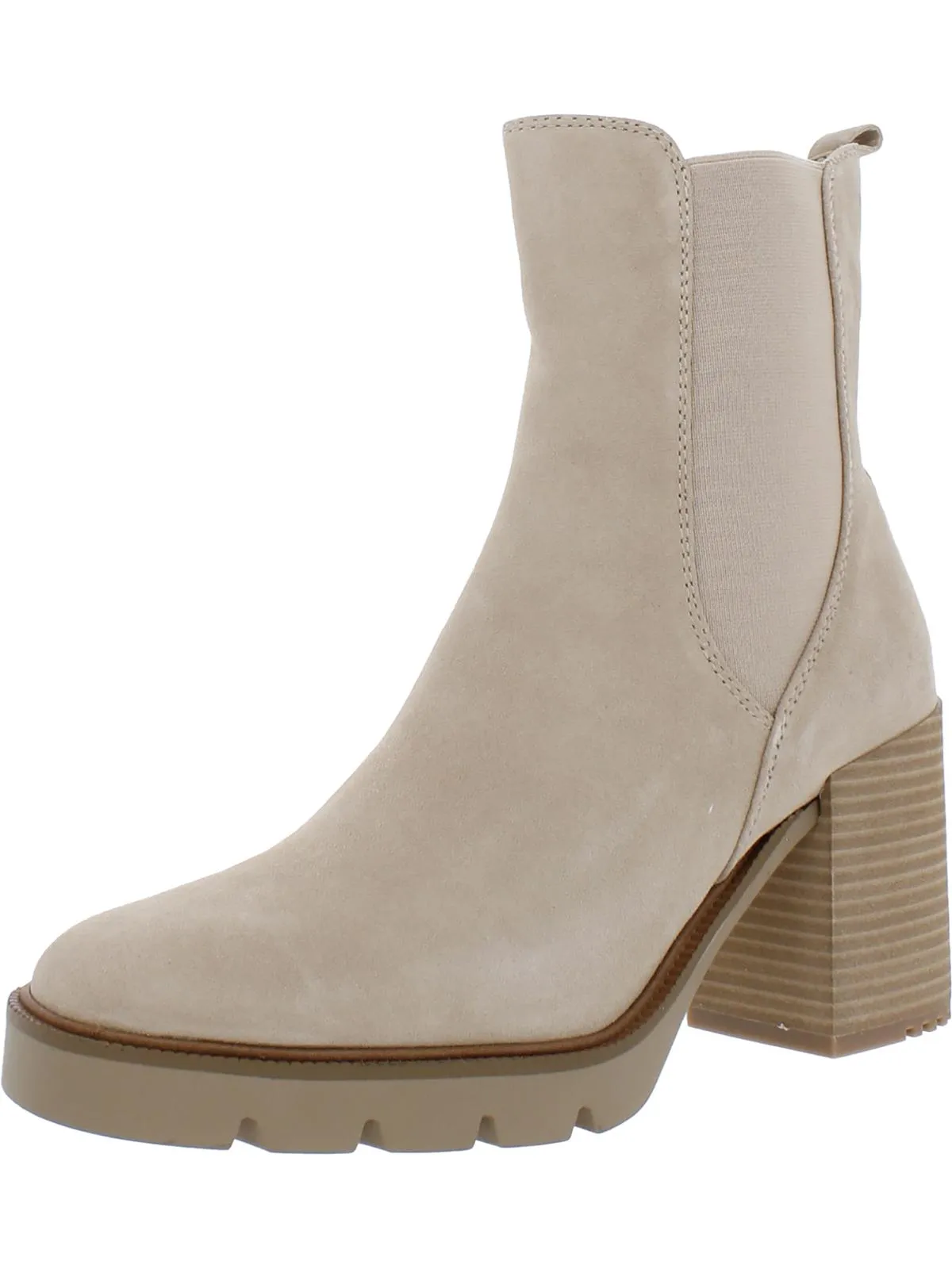 Rollins Womens Mixed Media Ankle Chelsea Boots