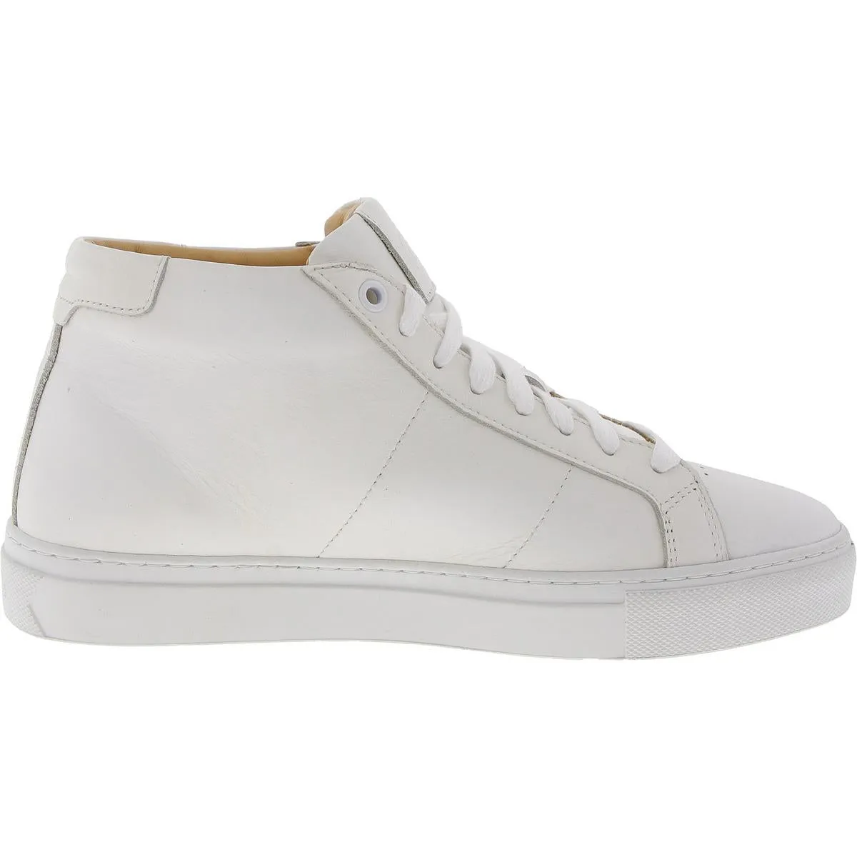ROYALE HIGH Womens Lace-Up Leather High-Top Sneakers