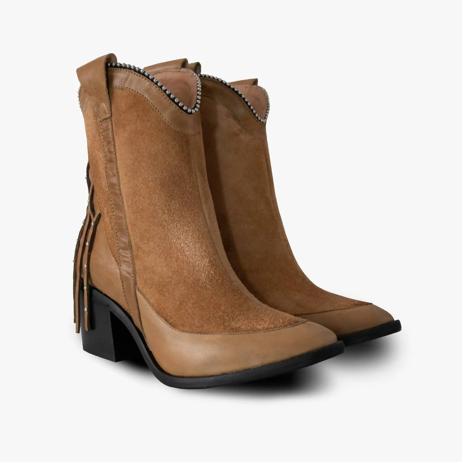 Short Boots In Camel