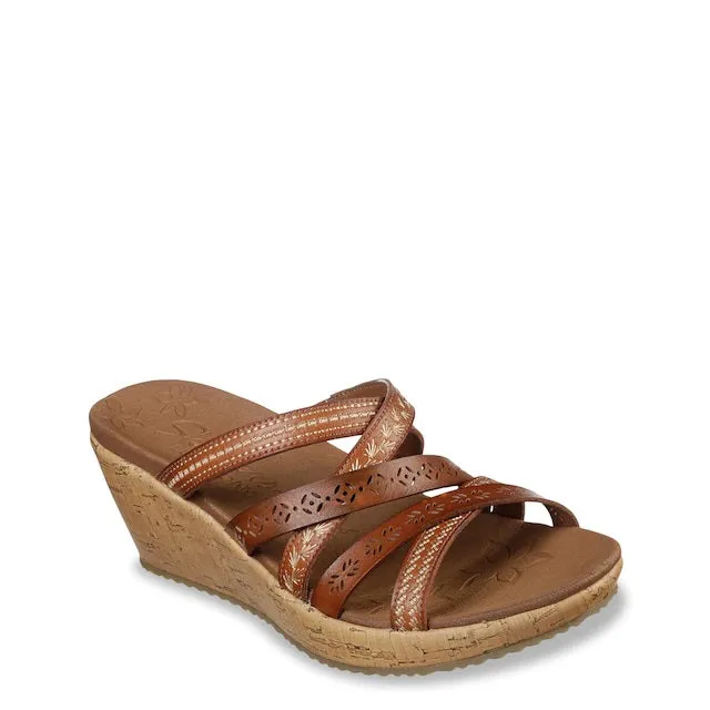 Skechers Ladies Beverless Tiger Posse Sandal