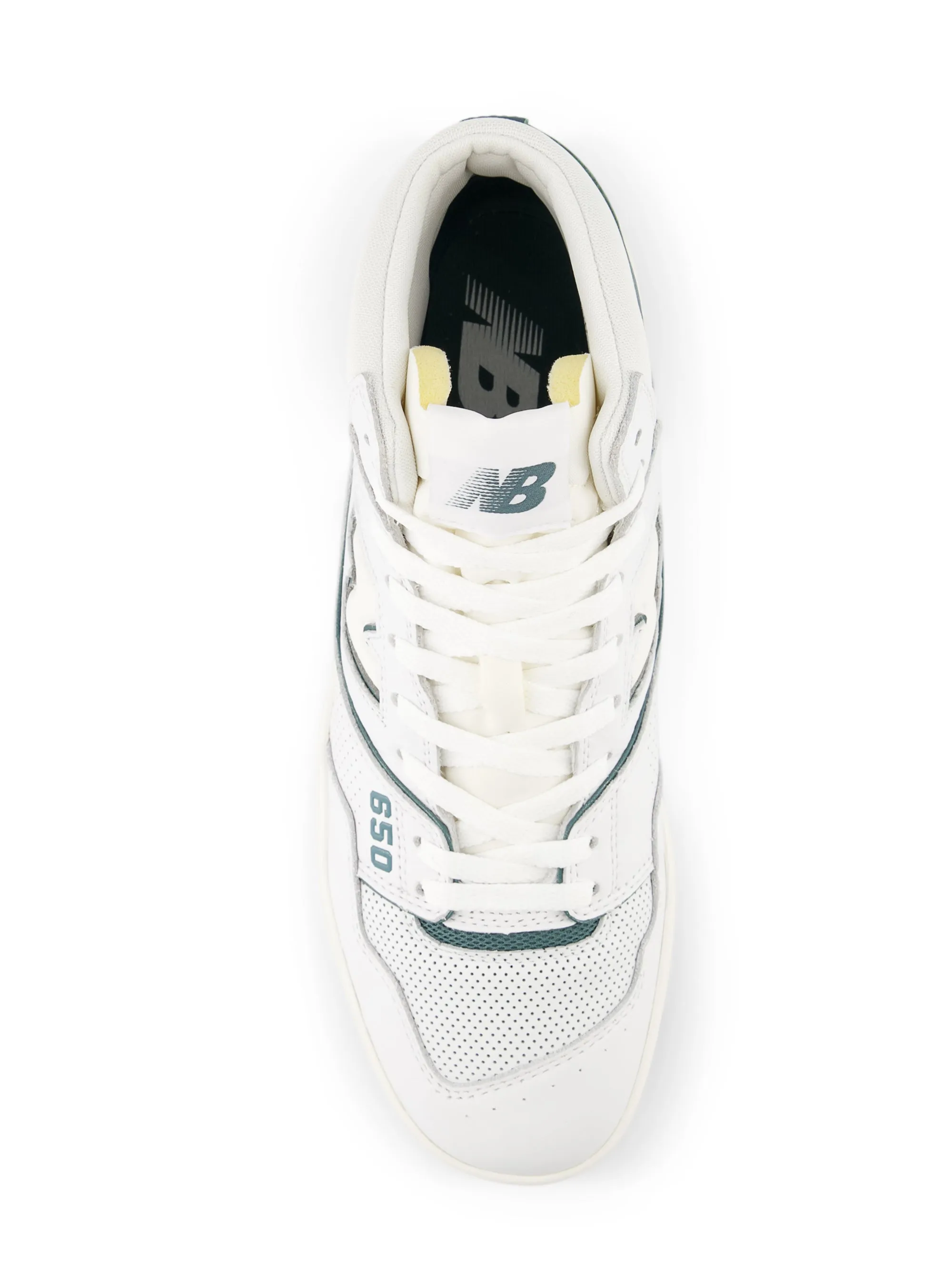 Sneakers Alte Retrò 650 Bianco/Petrolio