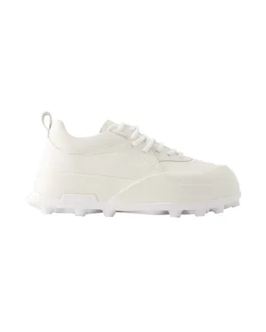 Sneakers - Jil Sander - Leather - Porcelain