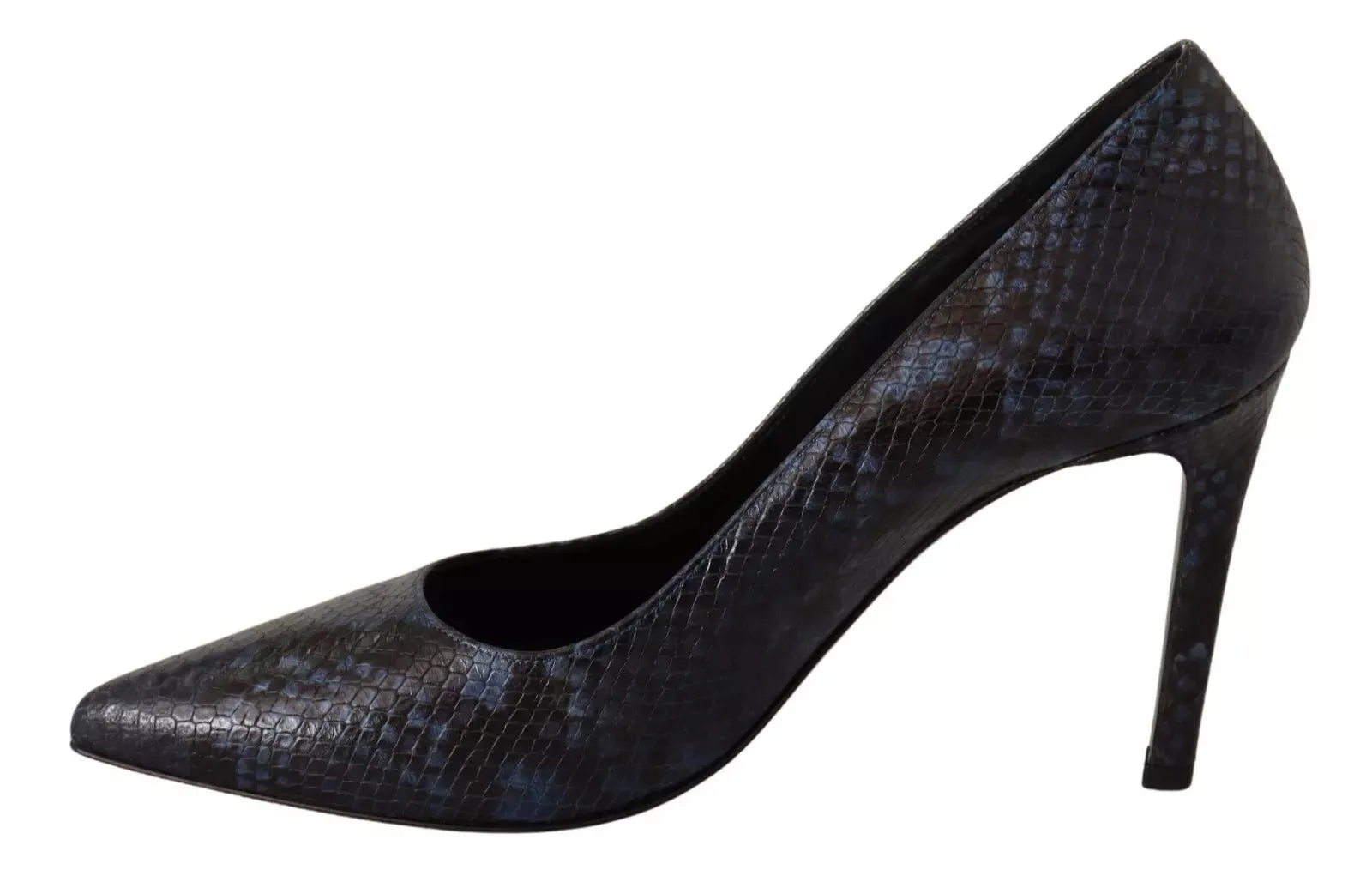 Sofia Snake Skin Leather Stiletto High Heels Pumps Women's Shoes (Pre-Owned)