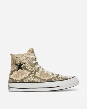 Stüssy Chuck 70 Snakeskin Sneakers Grey / Black / Egret