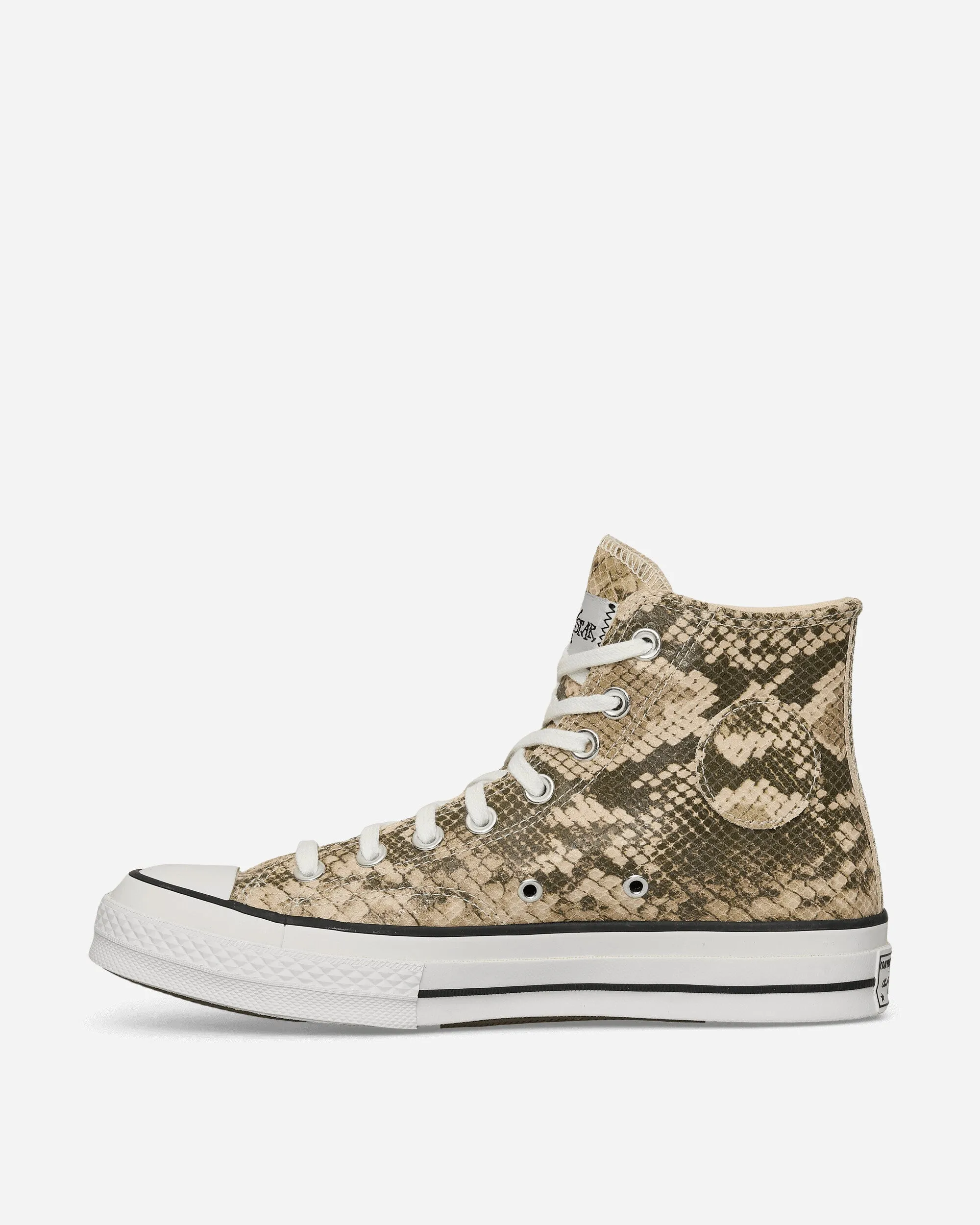Stüssy Chuck 70 Snakeskin Sneakers Grey / Black / Egret