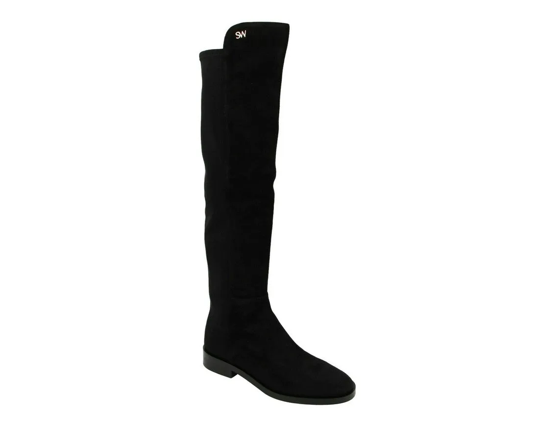 Stuart Weitzman Women's Suede With Logo Over The Knee Boots