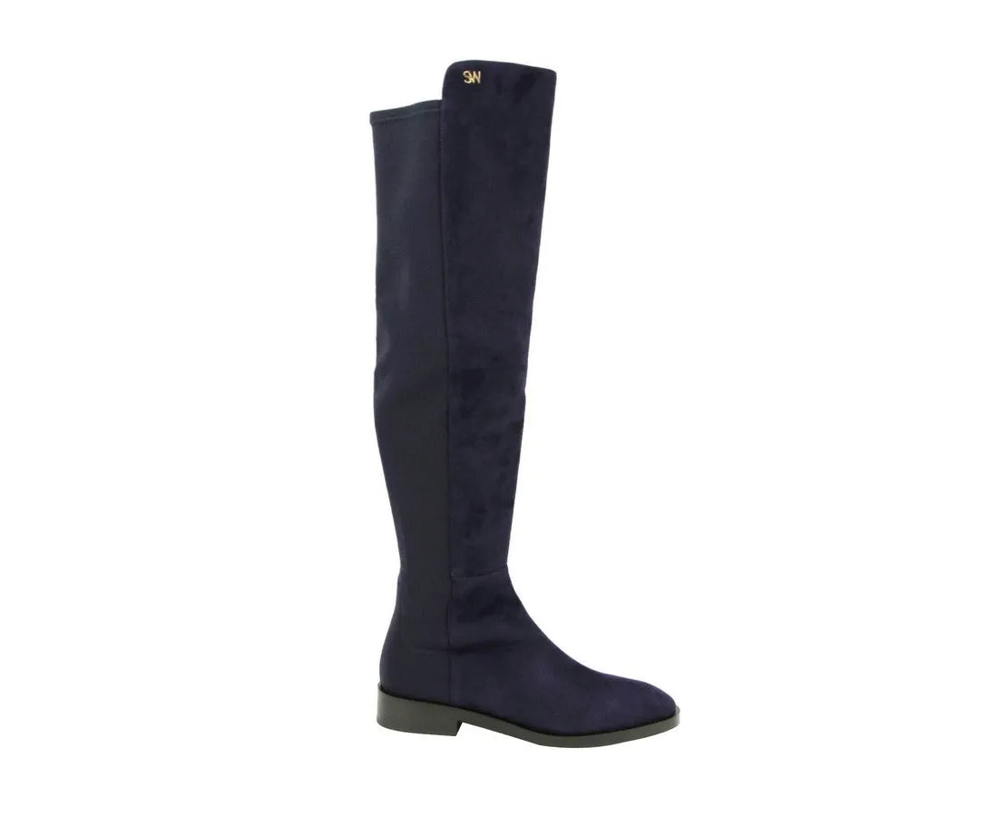 Stuart Weitzman Women's Suede With Logo Over The Knee Boots