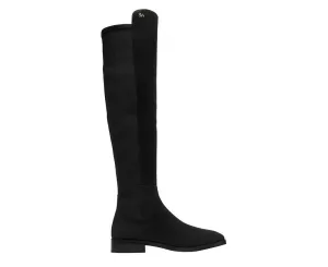 Stuart Weitzman Women's Suede With Logo Over The Knee Boots
