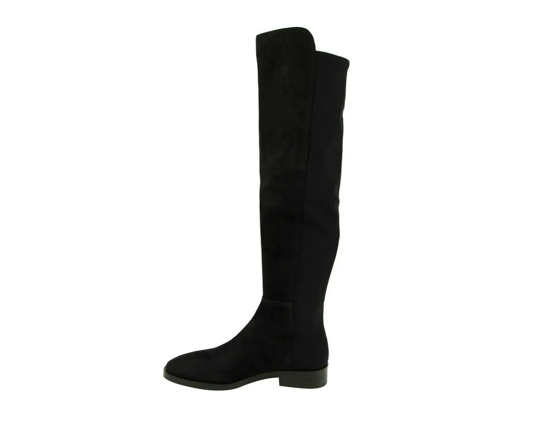 Stuart Weitzman Women's Suede With Logo Over The Knee Boots