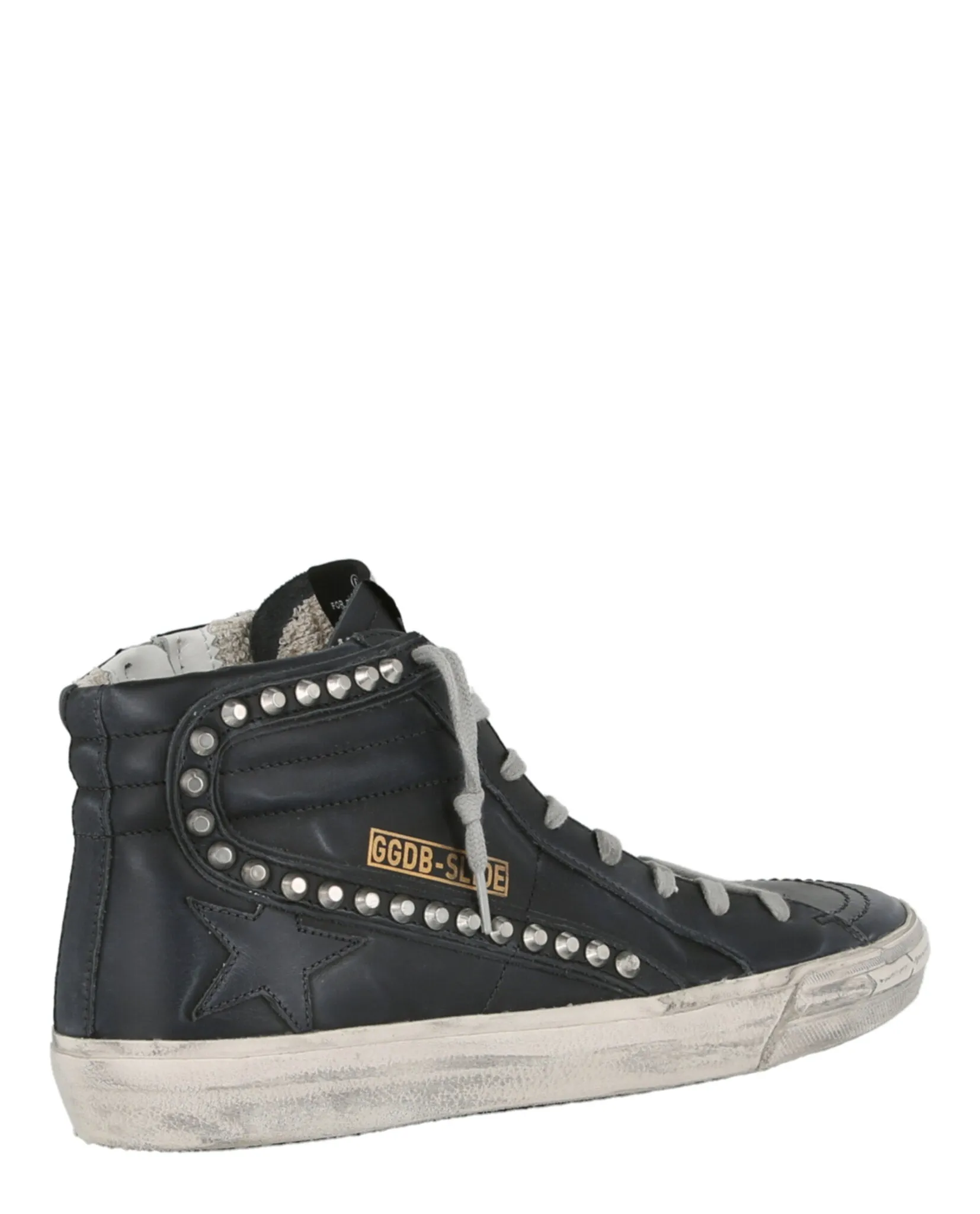 Studded High-Top Slide Sneakers