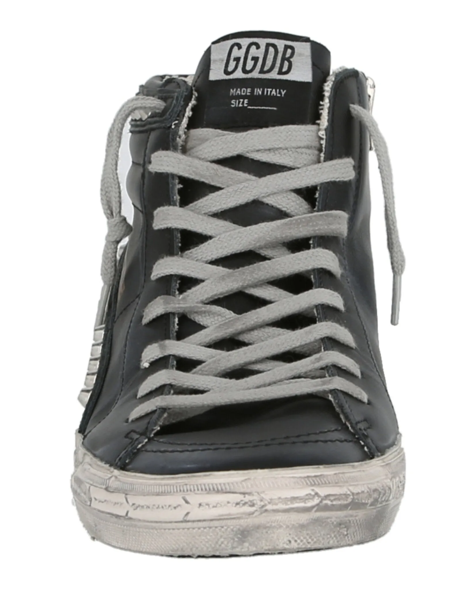 Studded High-Top Slide Sneakers