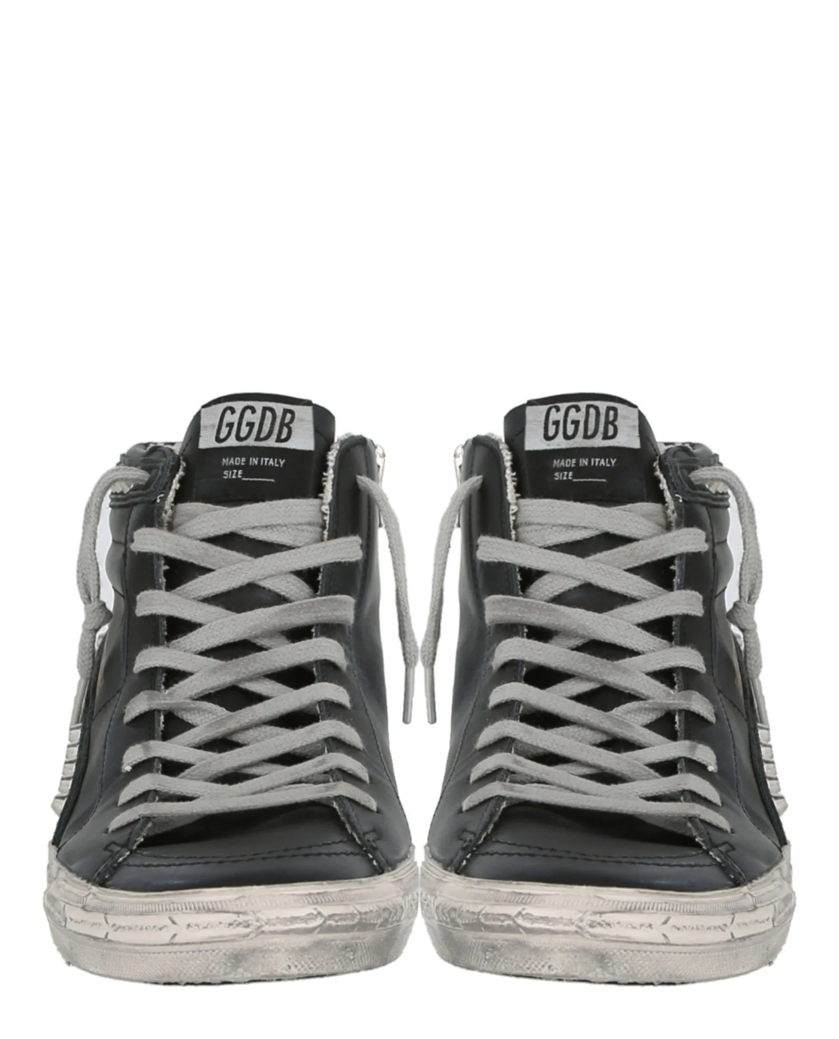 Studded High-Top Slide Sneakers