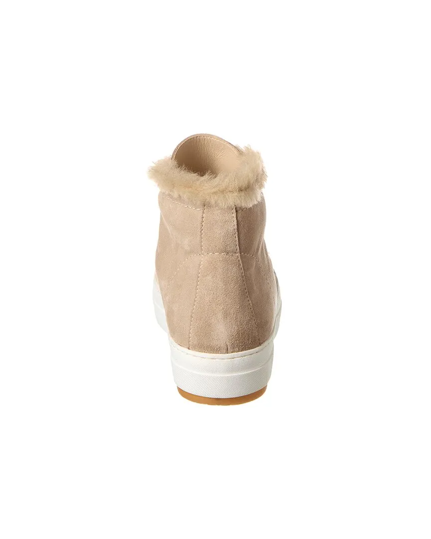 Theory Suede High-Top Sneaker