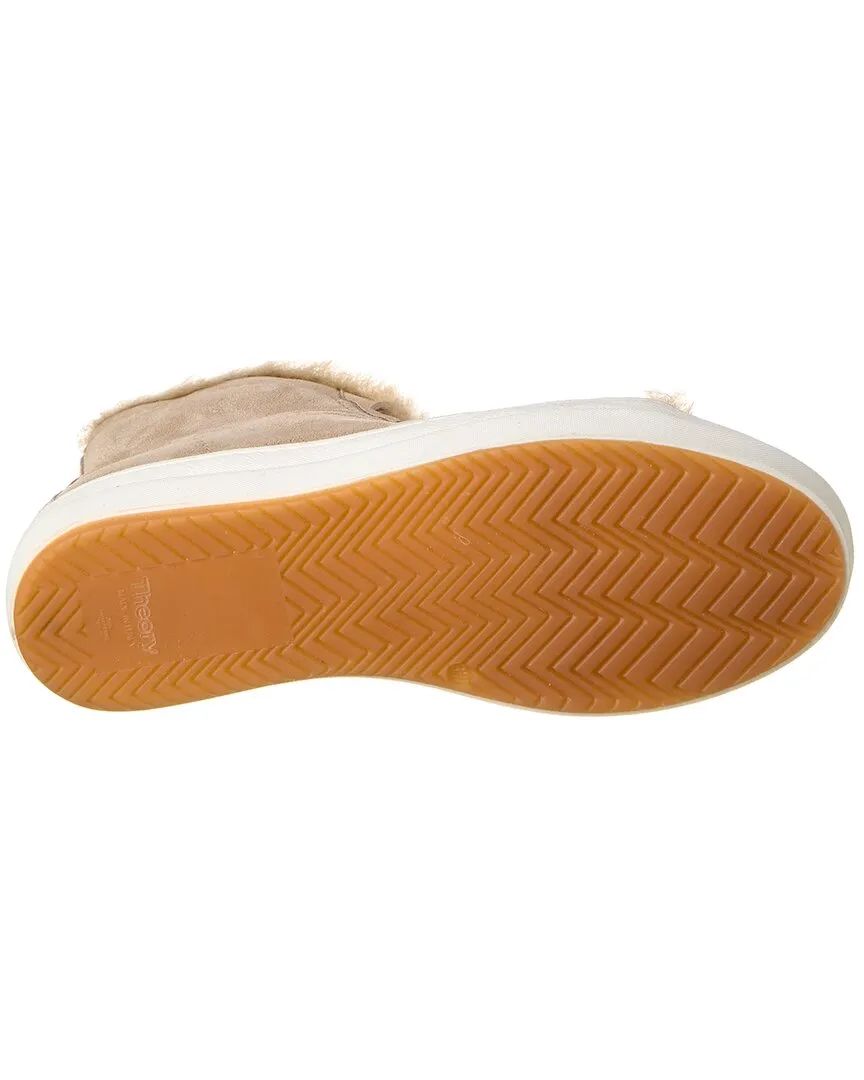 Theory Suede High-Top Sneaker