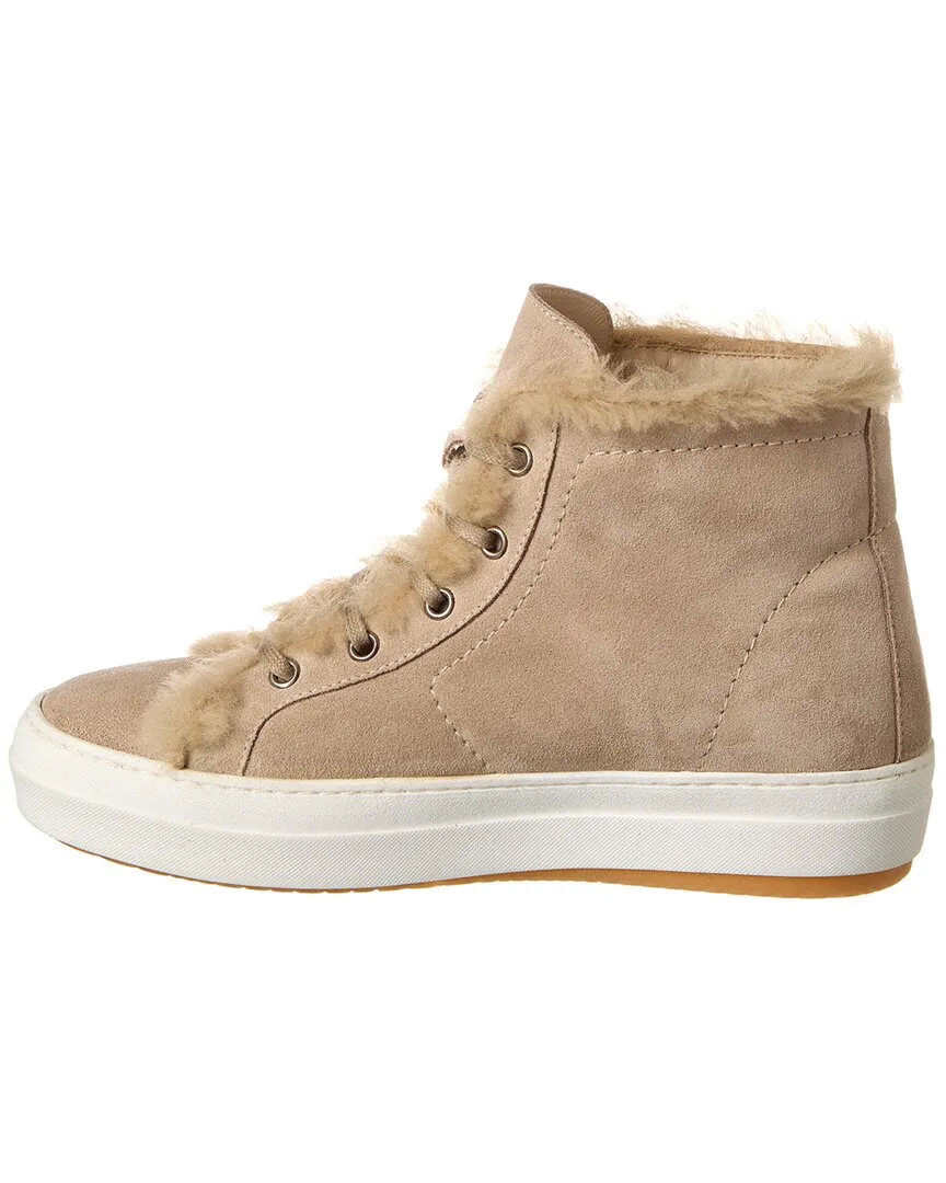 Theory Suede High-Top Sneaker