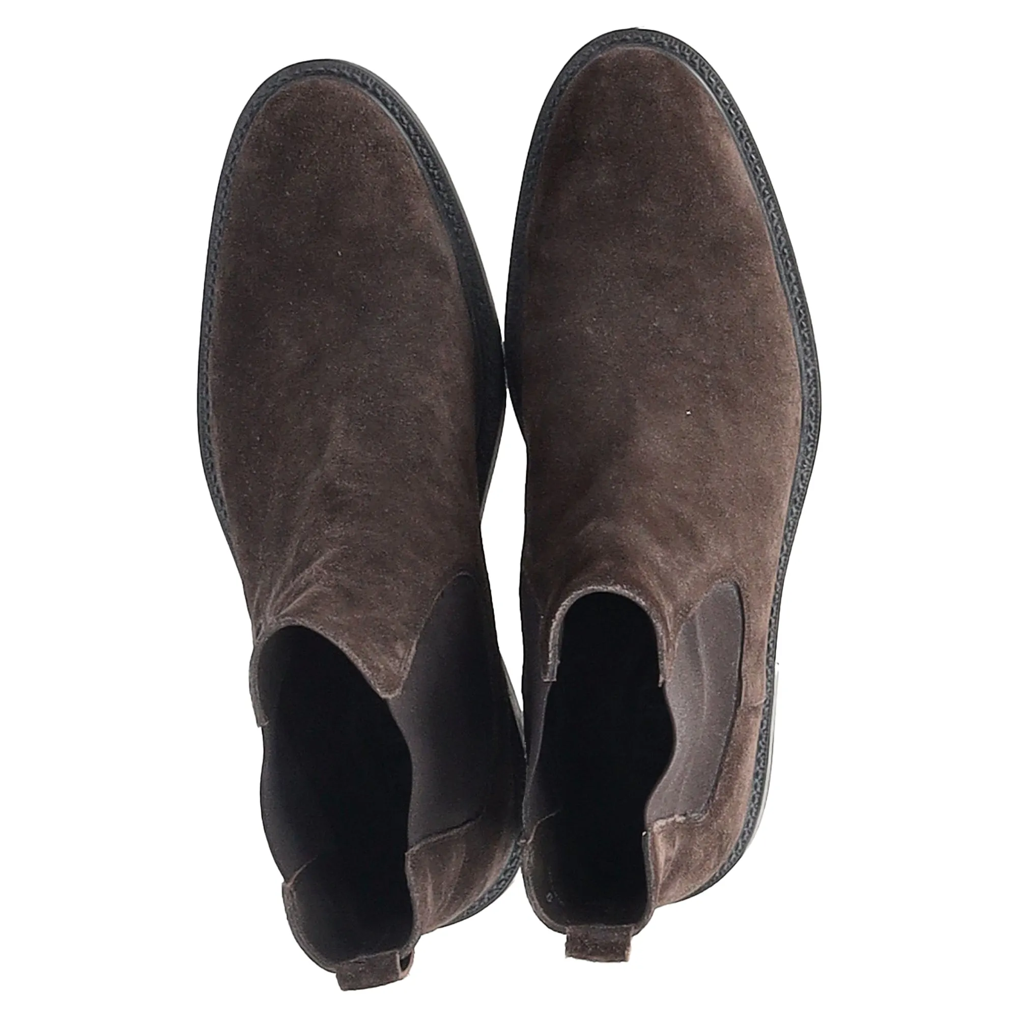 Tod's Chelsea Boots in Brown Suede