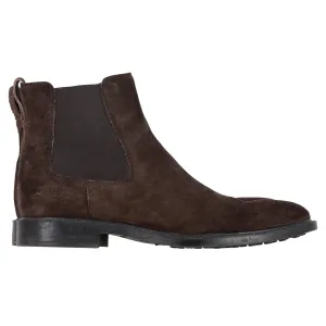 Tod's Chelsea Boots in Brown Suede