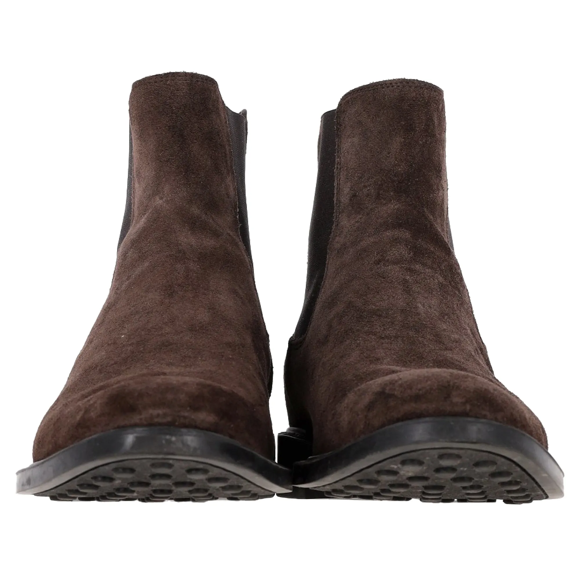 Tod's Chelsea Boots in Brown Suede