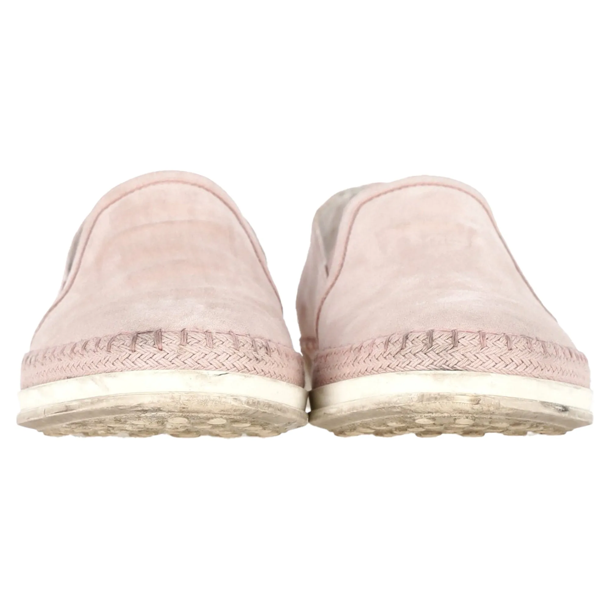 Tod's Slip-On Sneakers in Pastel Pink Suede
