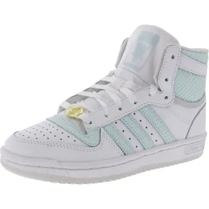 Top Ten RB Womens Perforated Leather High-Top Sneakers