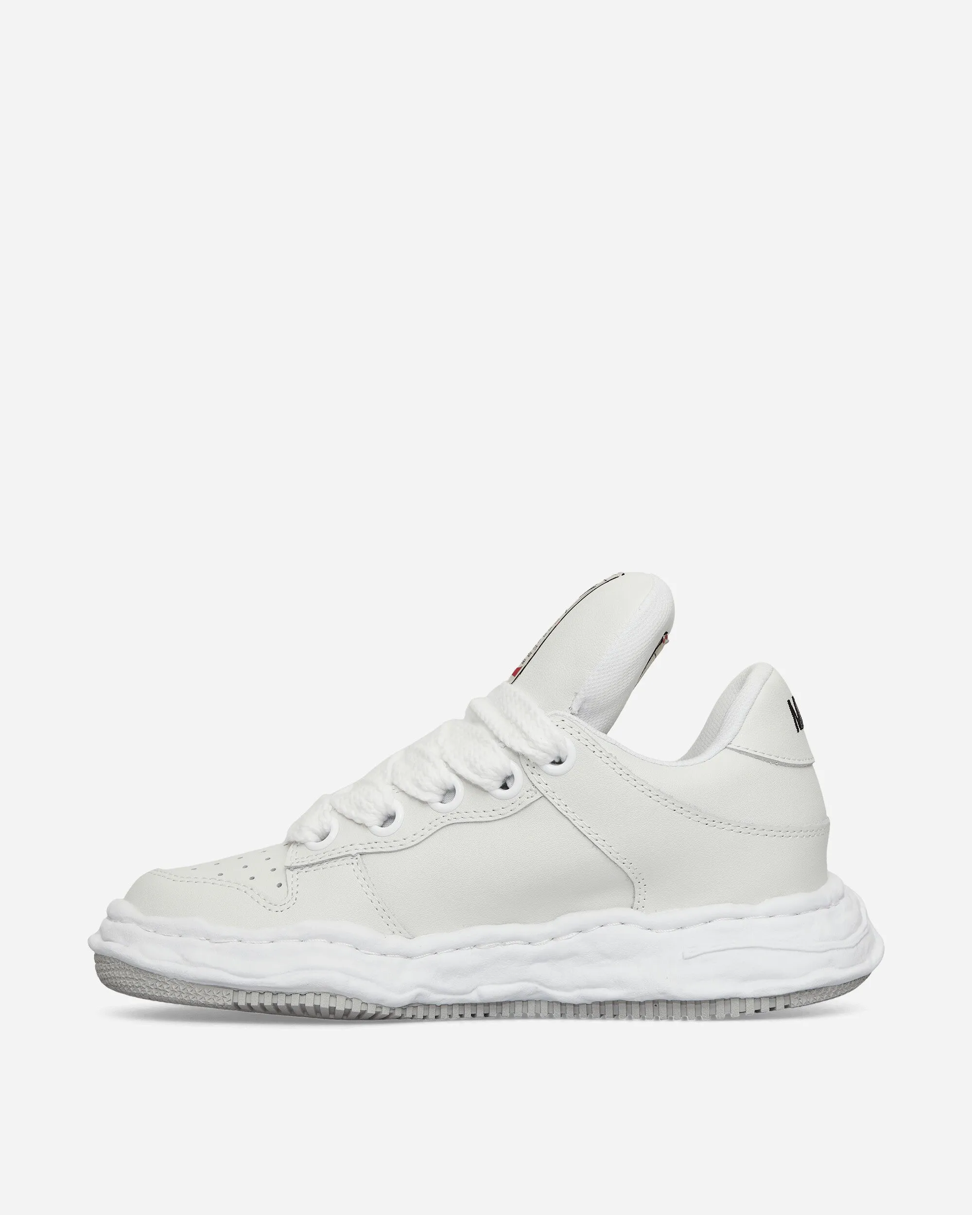 Wayne Puffer OG Sole Leather Low Sneakers White