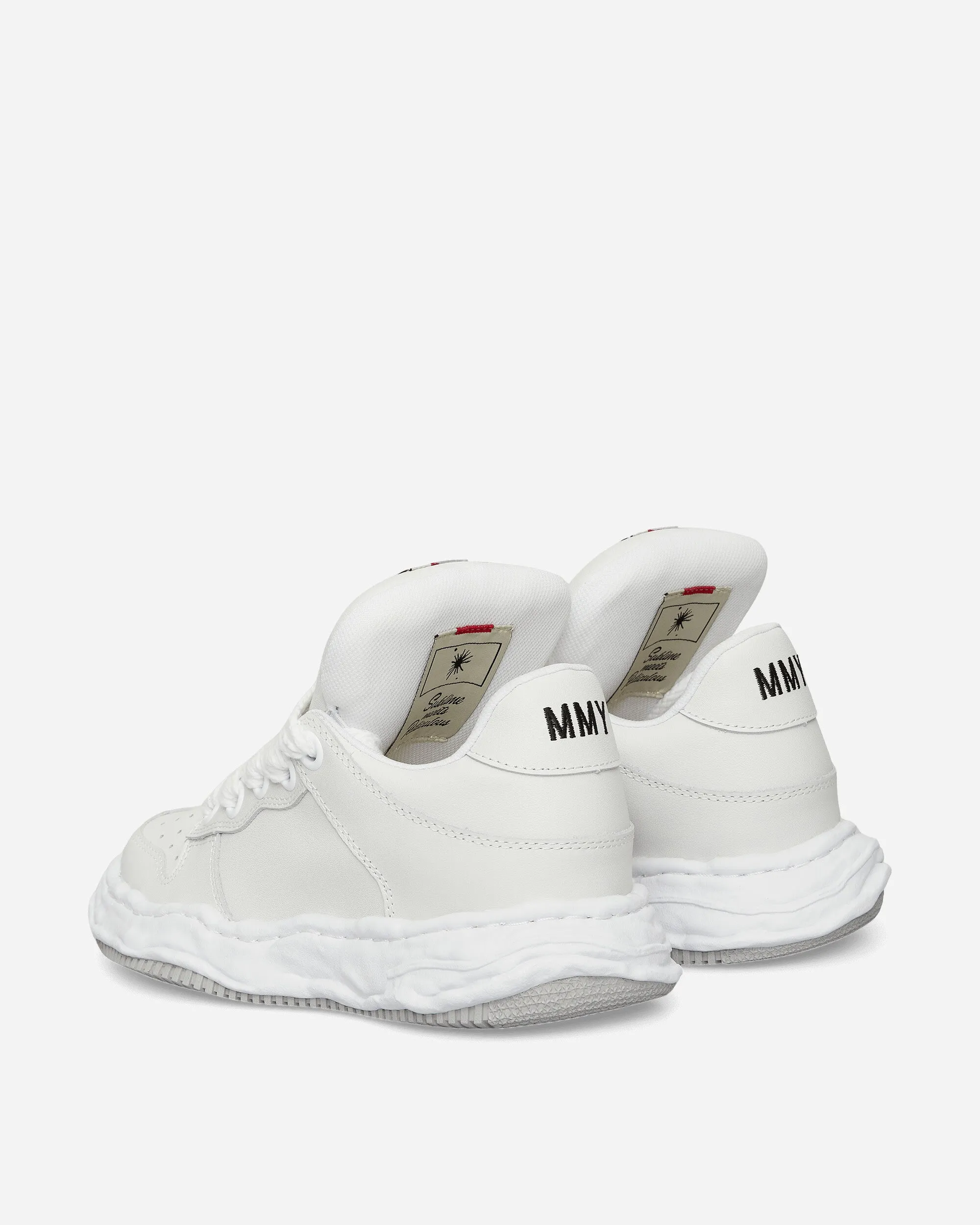 Wayne Puffer OG Sole Leather Low Sneakers White