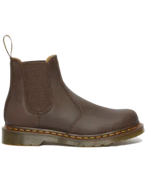 Womens 2976 Yellow Stitch Crazy Horse Chelsea Boot in Dark Brown
