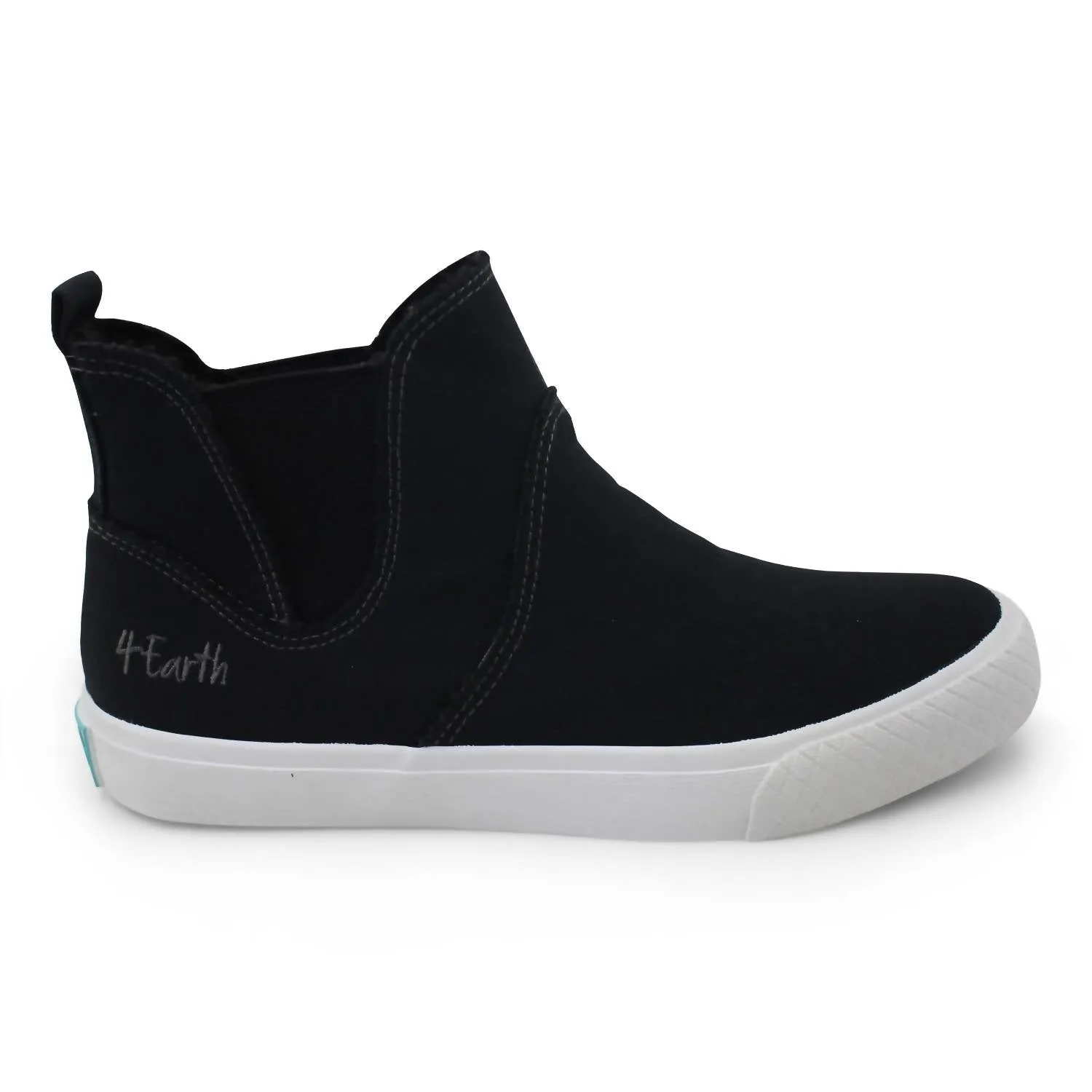 Women's 4Earth Torta High-Top Sneaker In Black Washed
