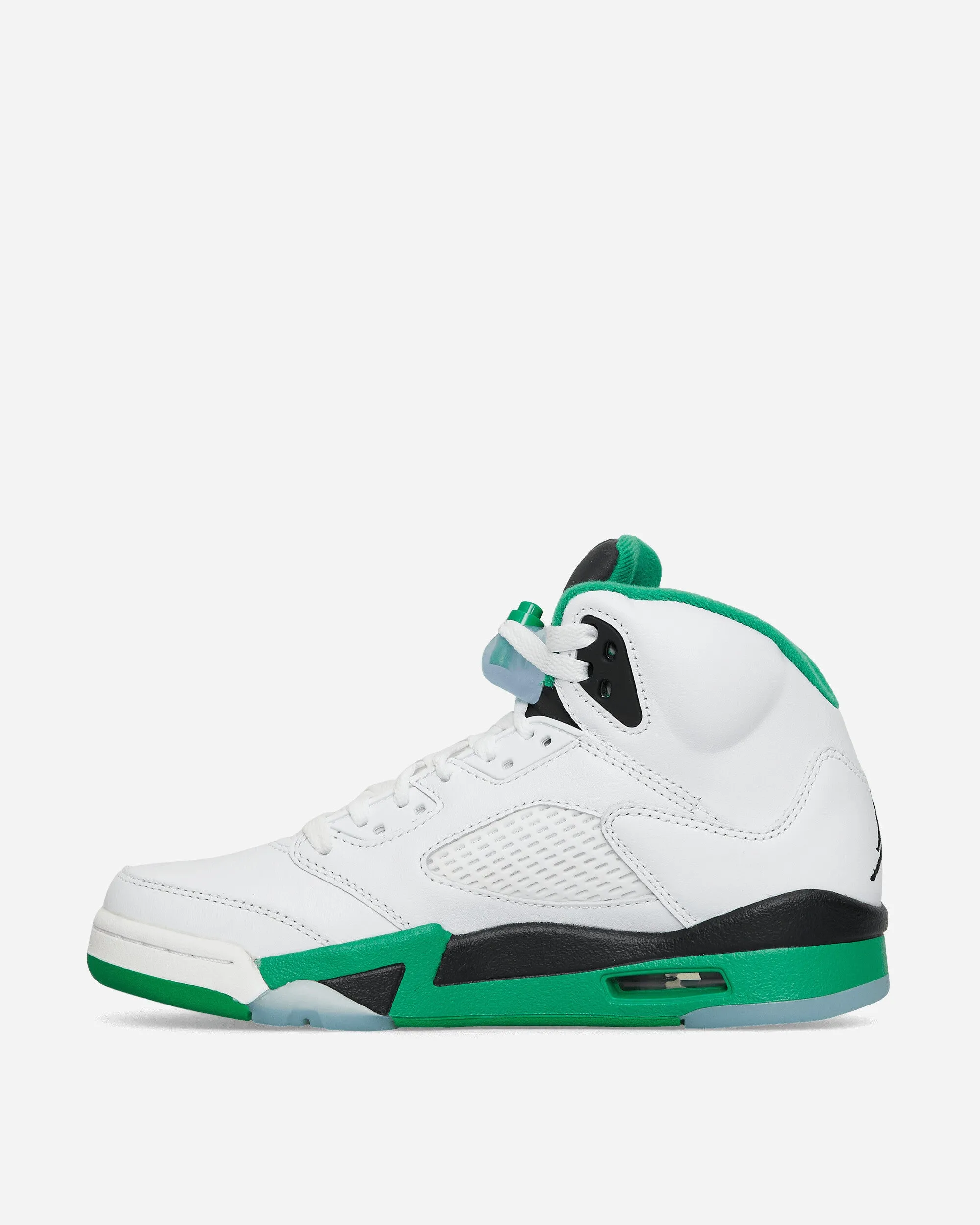 Women's Air Jordan 5 Retro Sneakers White / Lucky Green