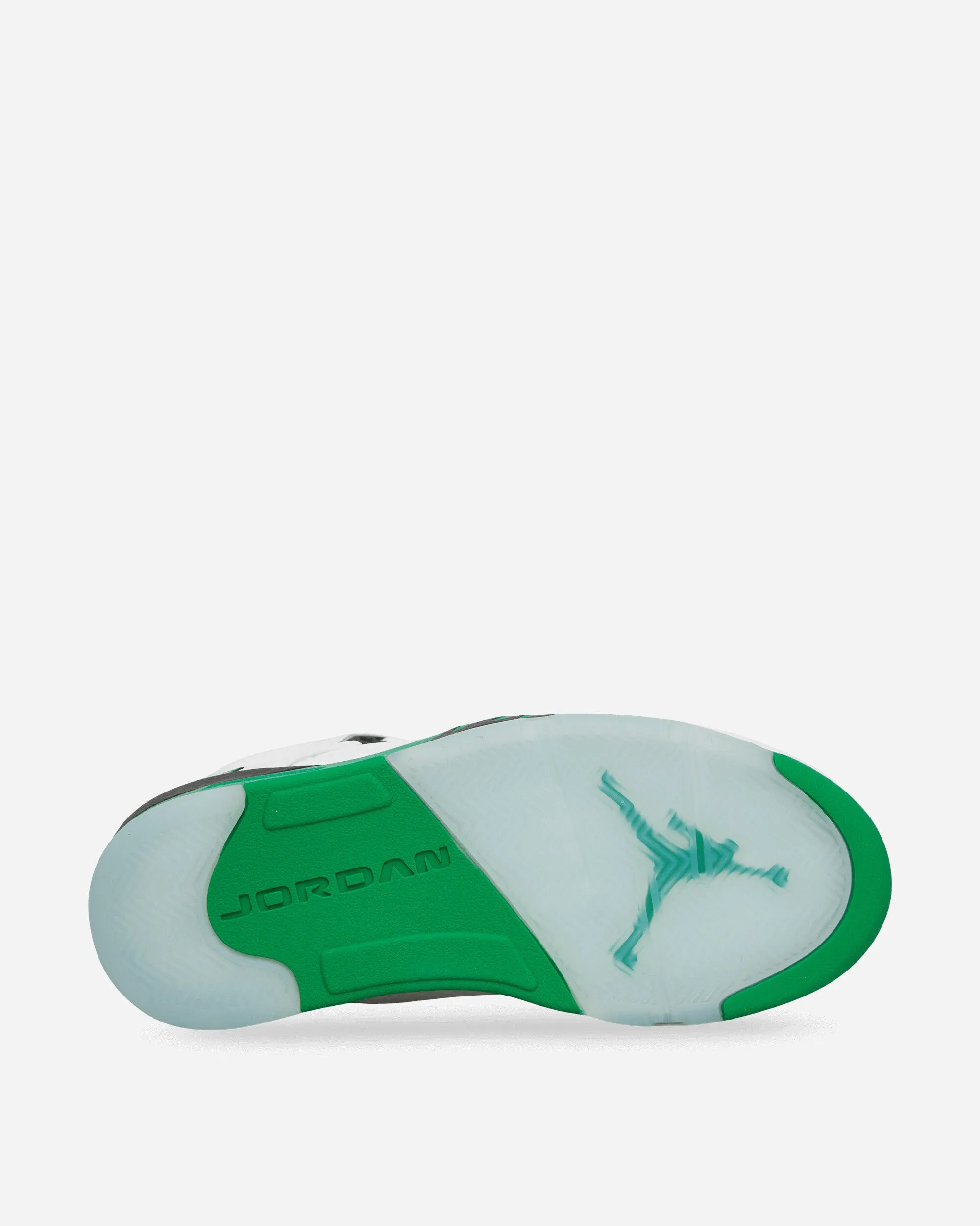 Women's Air Jordan 5 Retro Sneakers White / Lucky Green