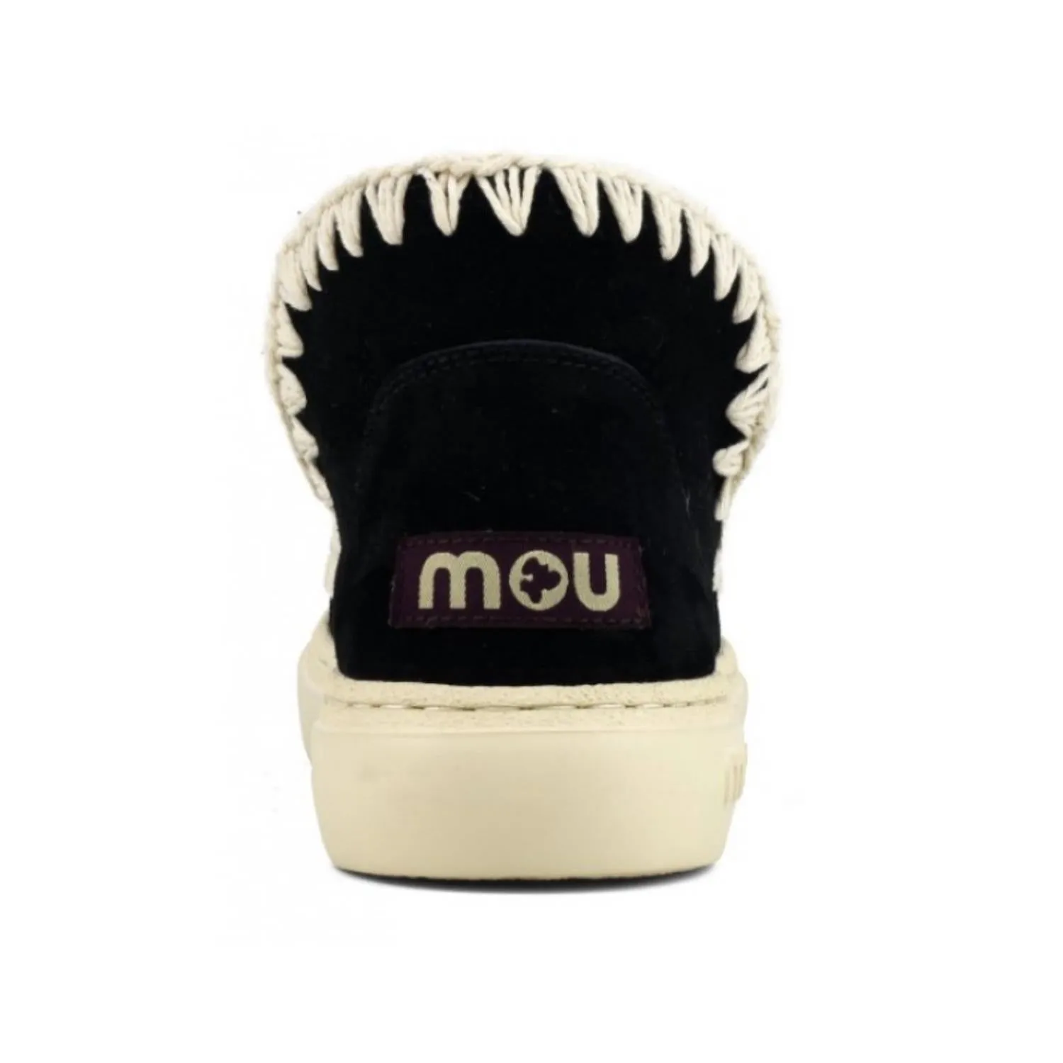 Women's Bold Eskimo Sneaker With Crochet Upper In Black Combo