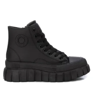Women's Casual High Top Sneakers In Black