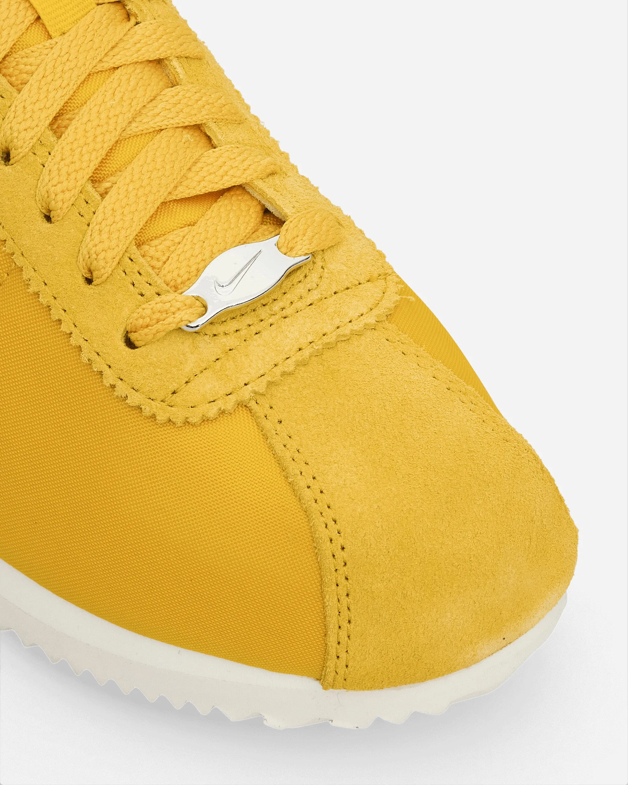 Women's Cortez Textile Sneakers Yellow Ochre / Gorge Green