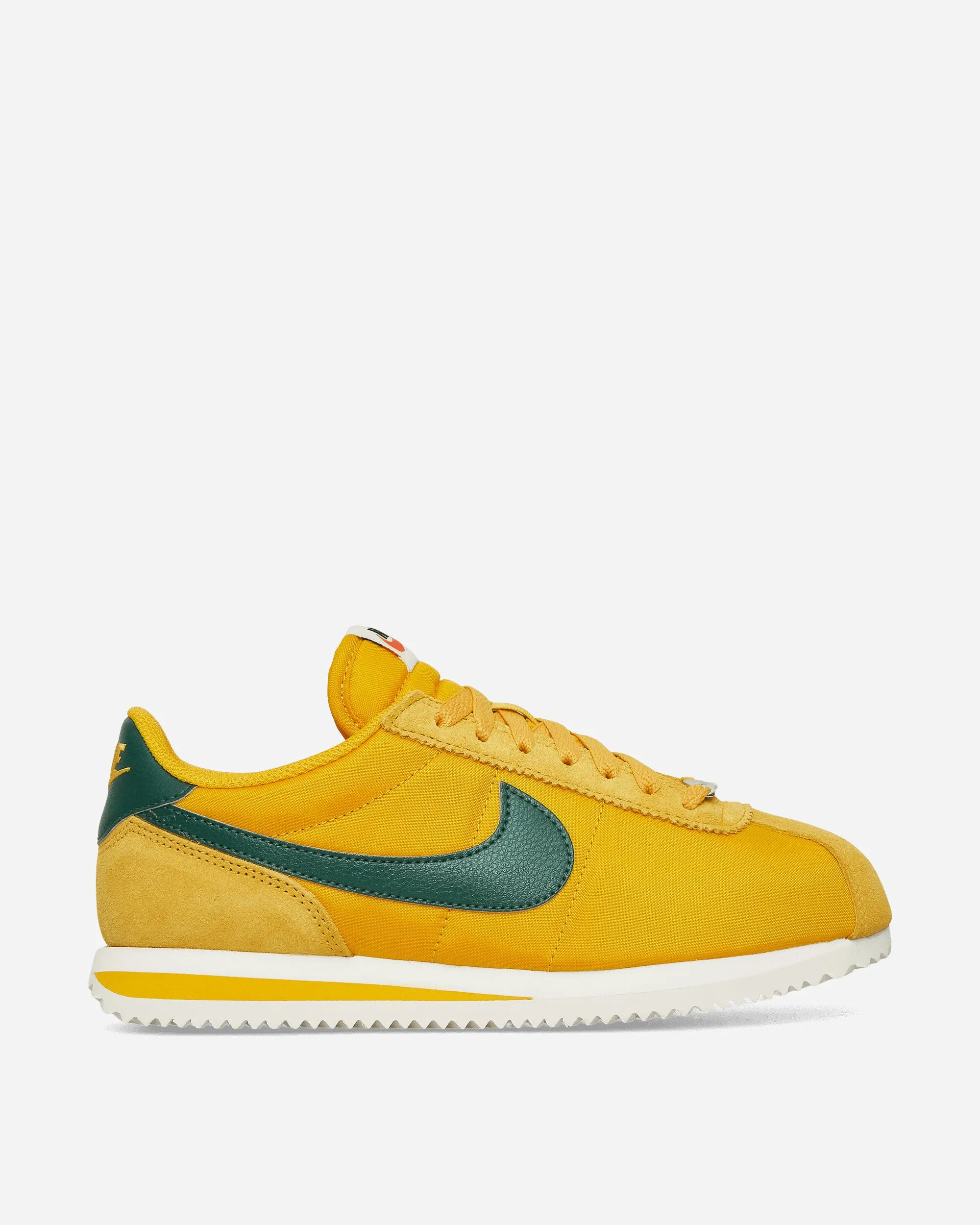 Women's Cortez Textile Sneakers Yellow Ochre / Gorge Green