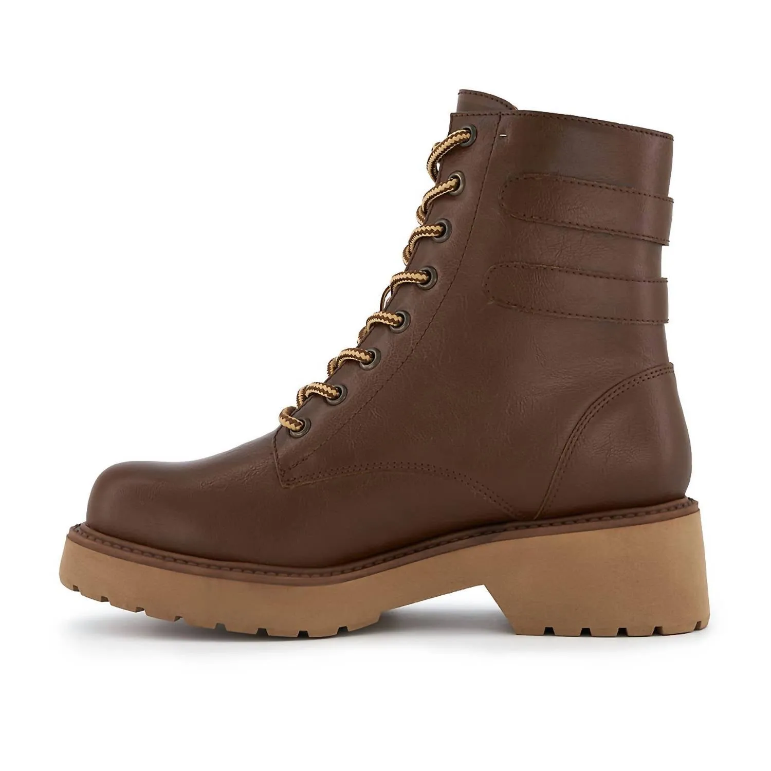 Women's Derby Boots In Brown