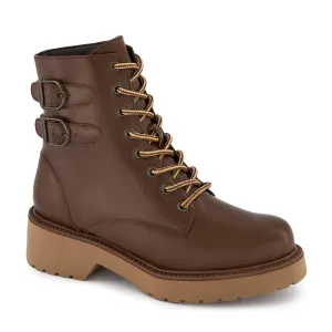 Women's Derby Boots In Brown