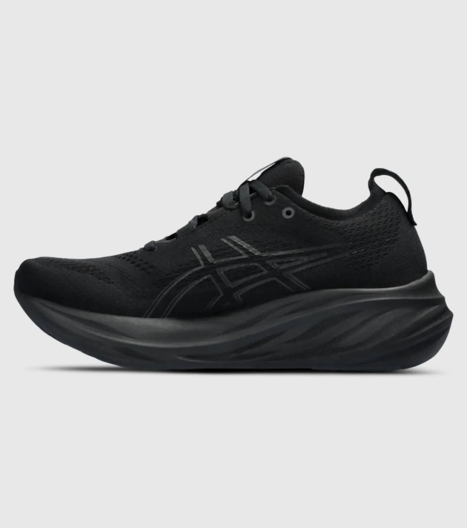 Women's Gel Nimbus 26 Running Shoes - Wide In Black/black