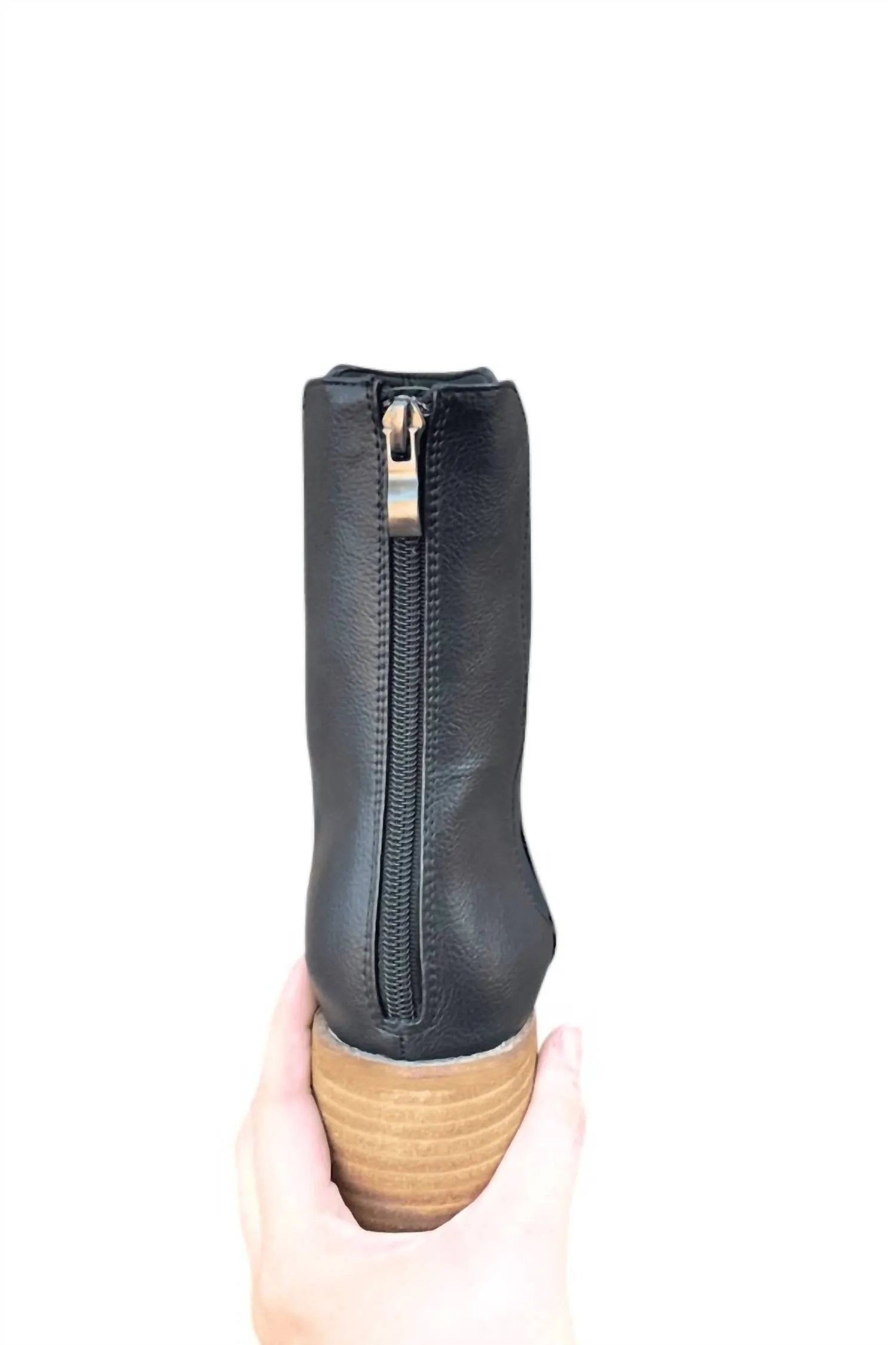 Women's High Top Booties In Black