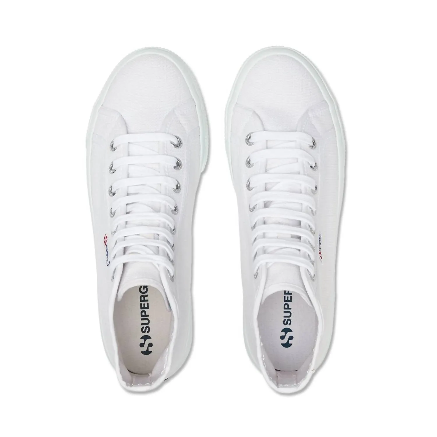 Women's High Top Sneakers In White