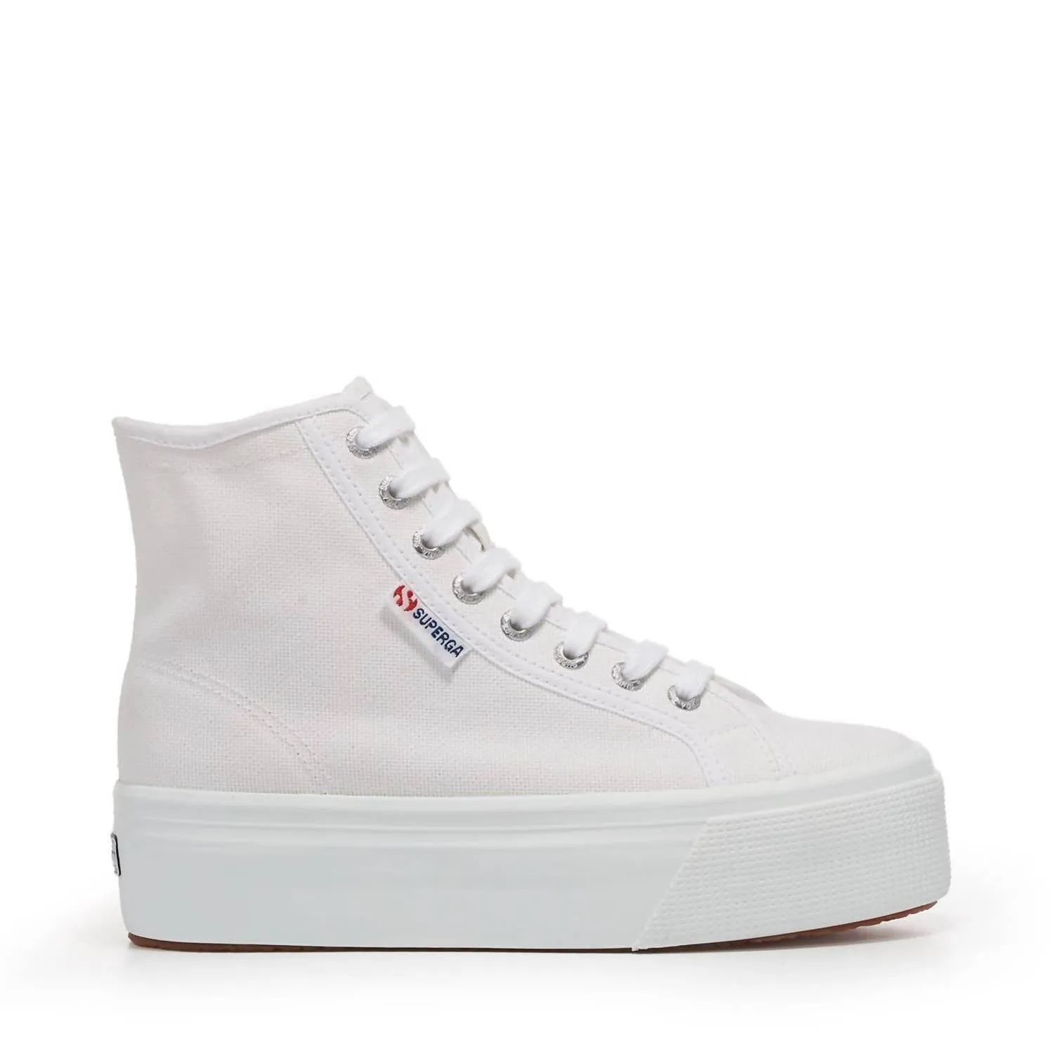 Women's High Top Sneakers In White