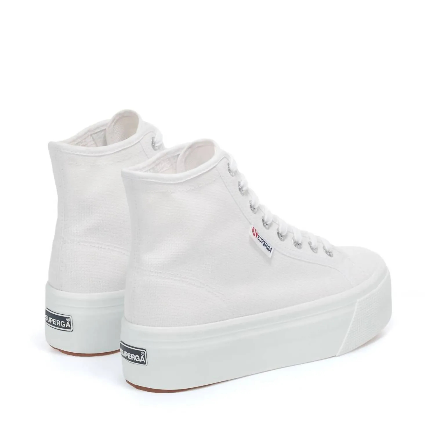 Women's High Top Sneakers In White
