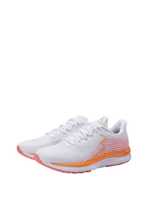 Women's Kairos Running Shoes - Medium Width In White,georgia Peach