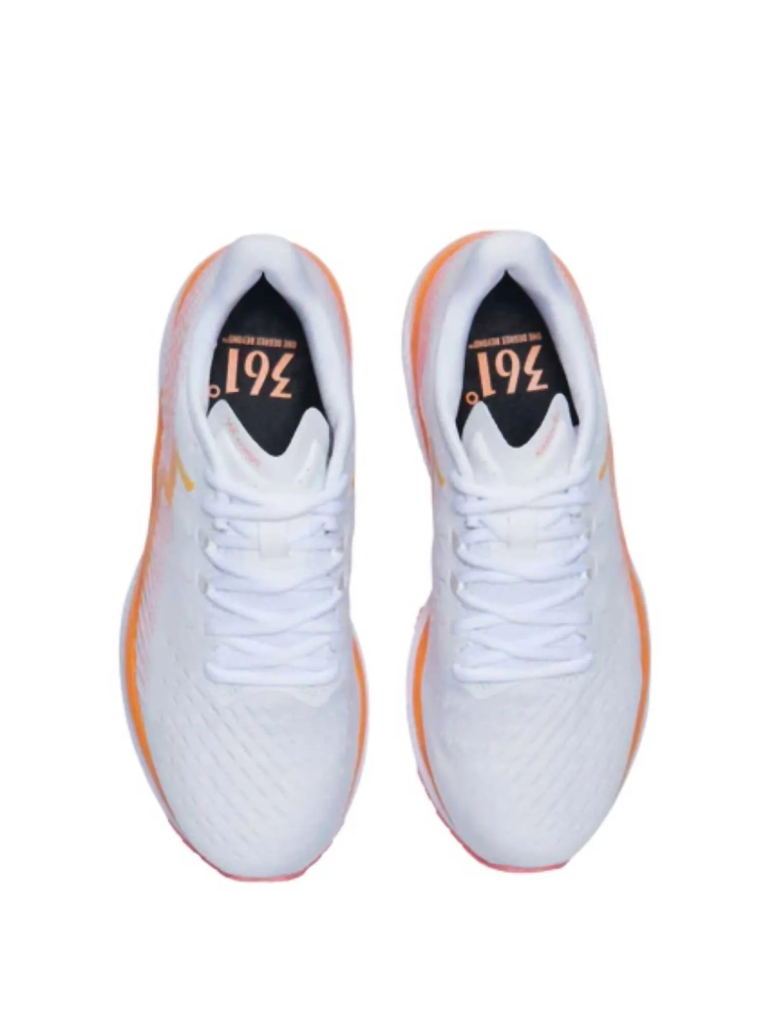 Women's Kairos Running Shoes - Medium Width In White,georgia Peach