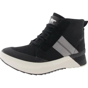 Womens Lace-Up High-Top Sneakers