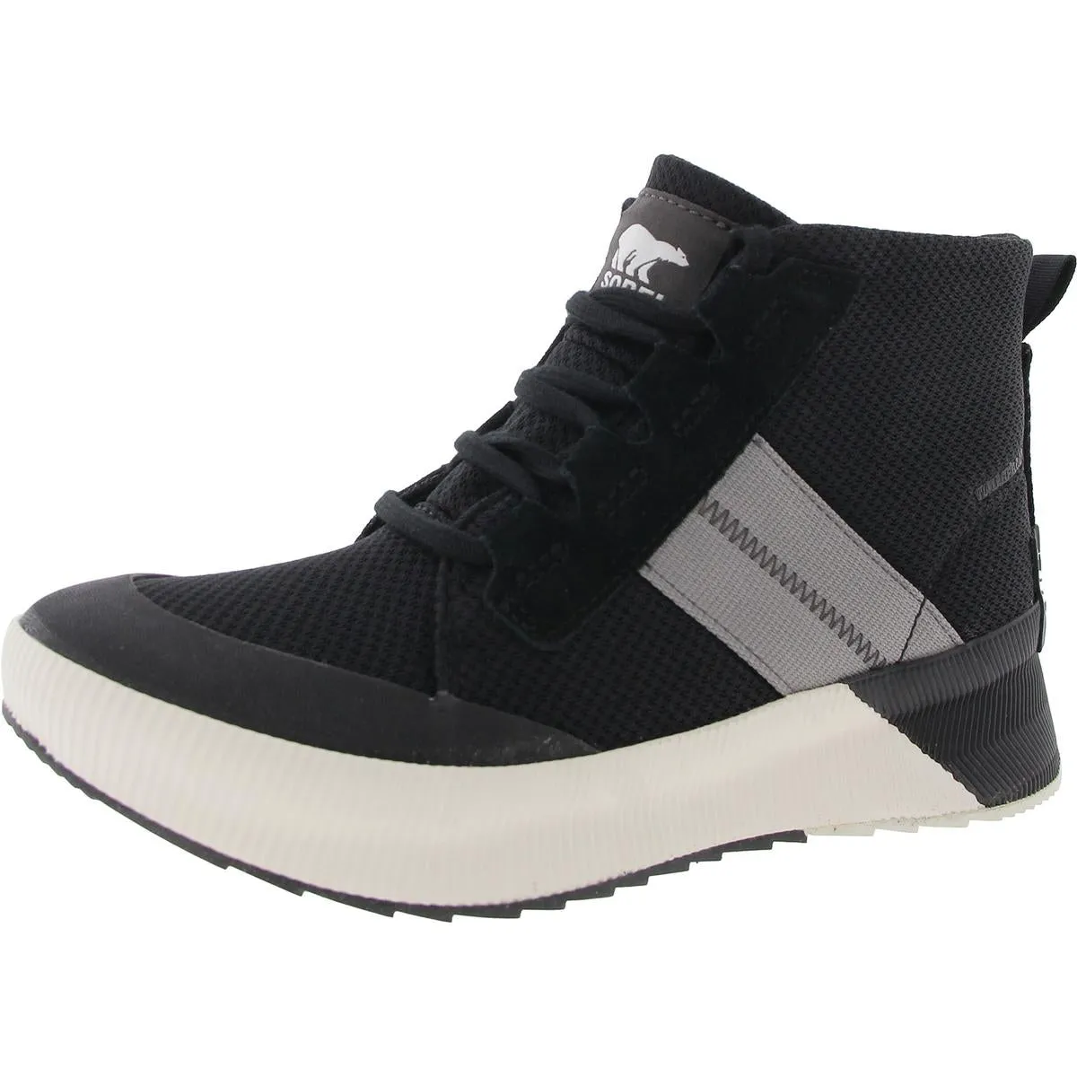 Womens Lace-Up High-Top Sneakers
