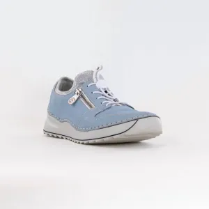 Women's Lace-Up Sneaker In Blue