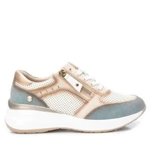Women's Lace-Up Sneakers In Jeans