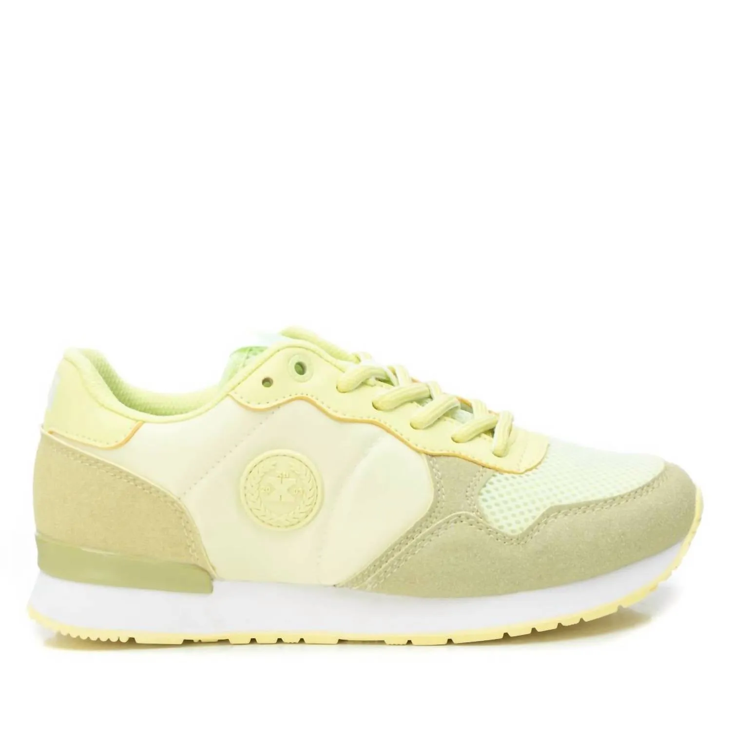 Women's Lace-Up Sneakers In Yellow